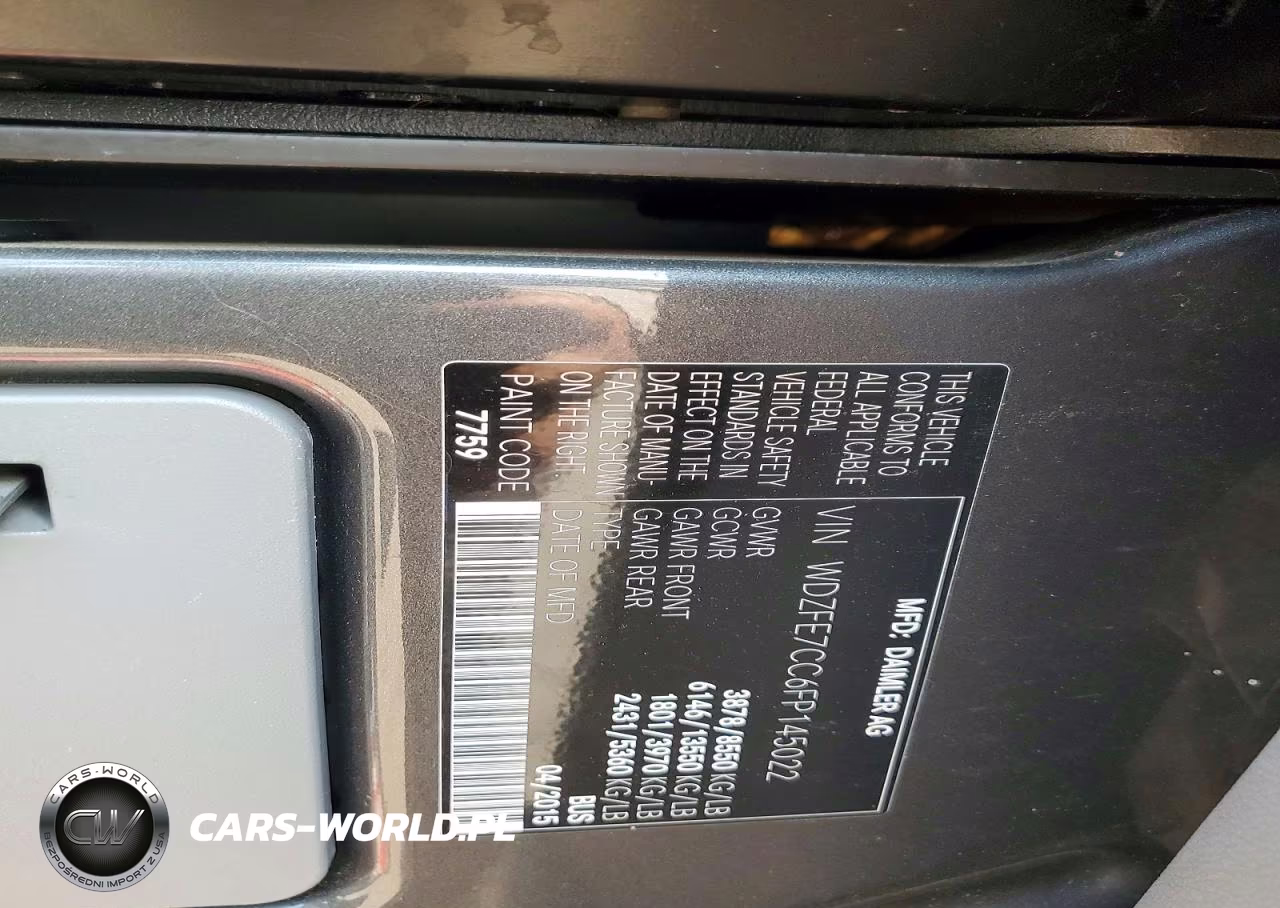 2015 Mercedes-Benz Sprinter 2500 VIN:WDZFE7CC6FP145022 - 13
