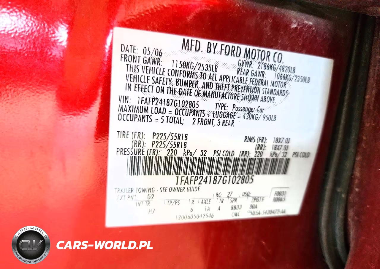2007 Ford Five Hundred Sel VIN:1FAFP24187G102805 - 12