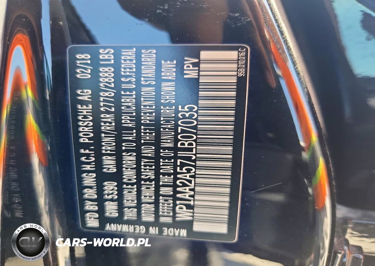 2018 Porsche Macan VIN:WP1AA2A57JLB07035 - 14