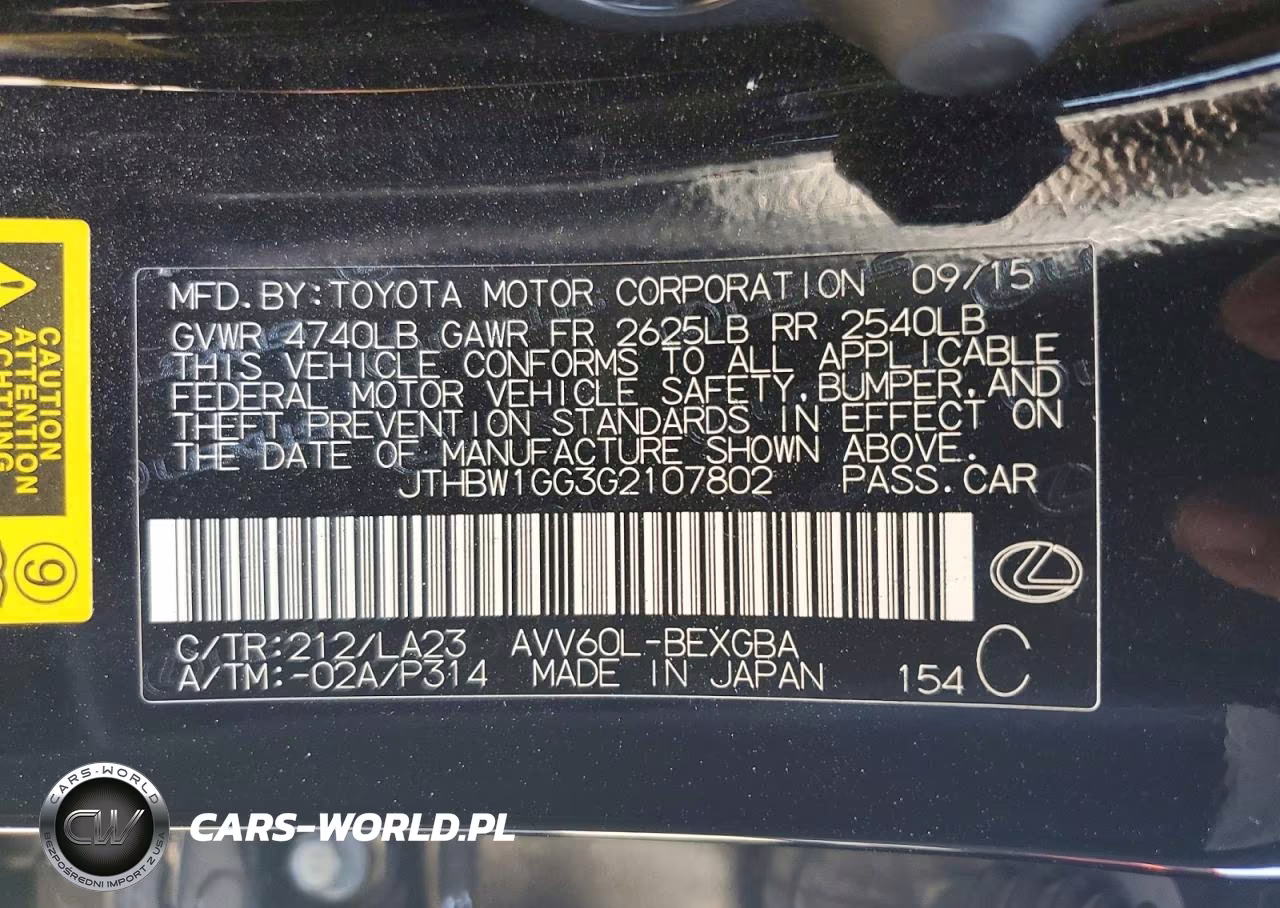 2016 Lexus Es 300H VIN:JTHBW1GG3G2107802 - 12