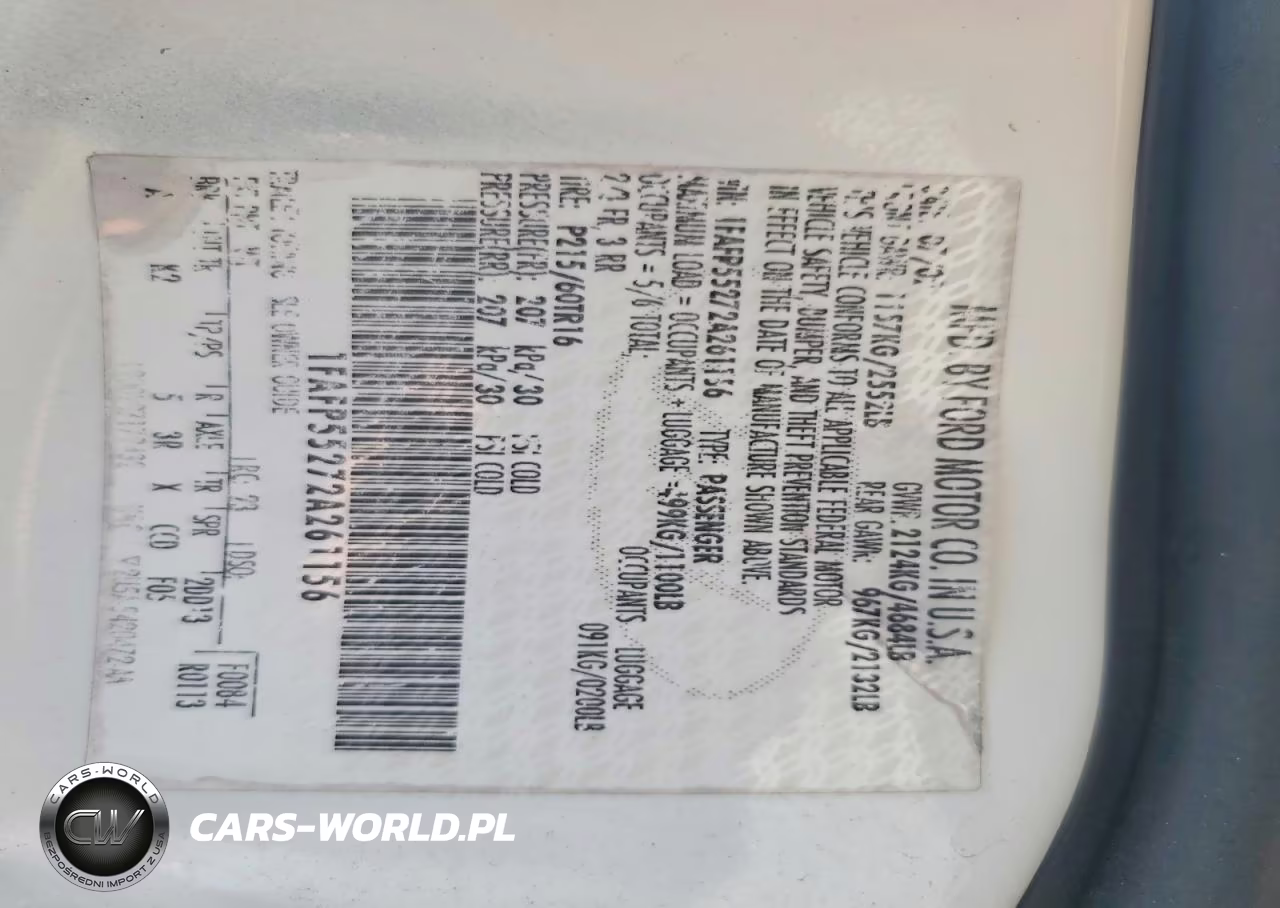 2002 Ford Taurus Ses VIN:1FAFP55272A261156 - 12