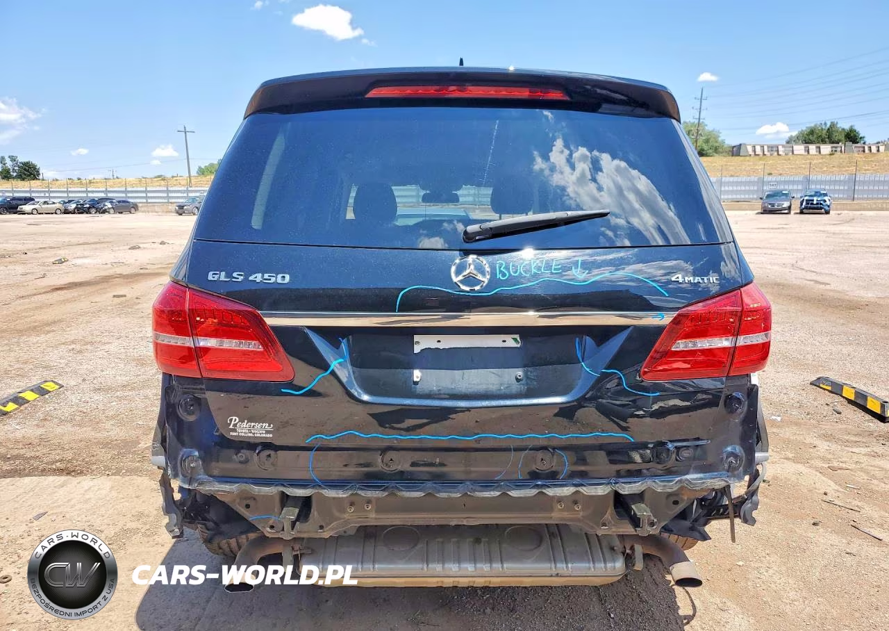 2017 Mercedes-Benz Gls 450 4Matic VIN:4JGDF6EE4HA867068 - 6