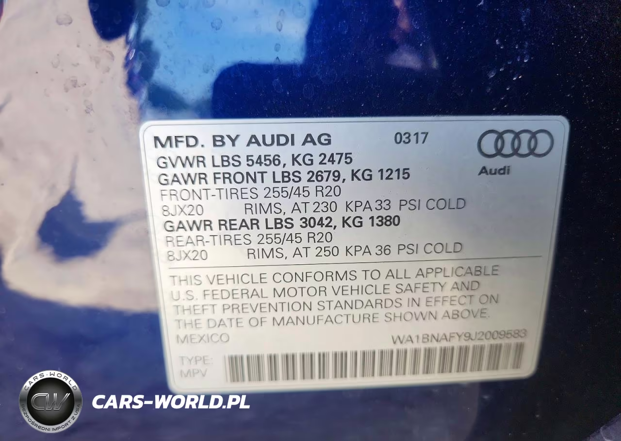 2018 Audi Q5 Premium Plus VIN:WA1BNAFY9J2009583 - 13
