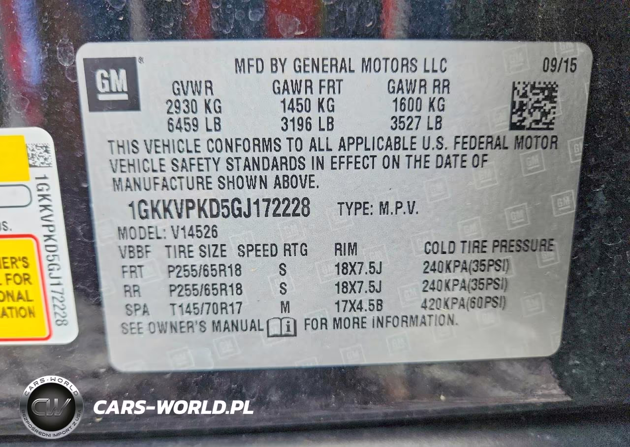 2016 GMC Acadia Sle VIN:1GKKVPKD5GJ172228 - 13