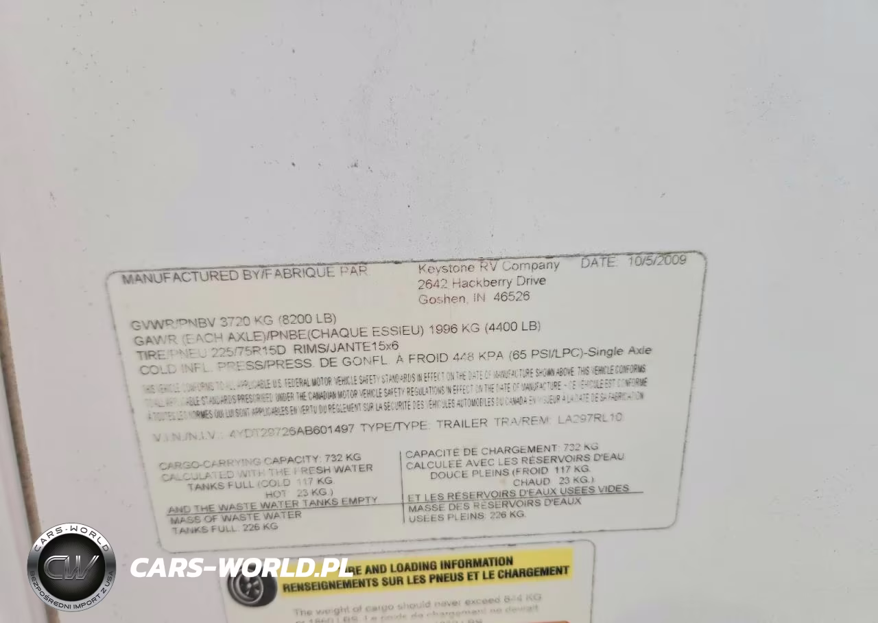 2010 Keystone Laredo 297Rl VIN:4YDT29726AB601497 - 10
