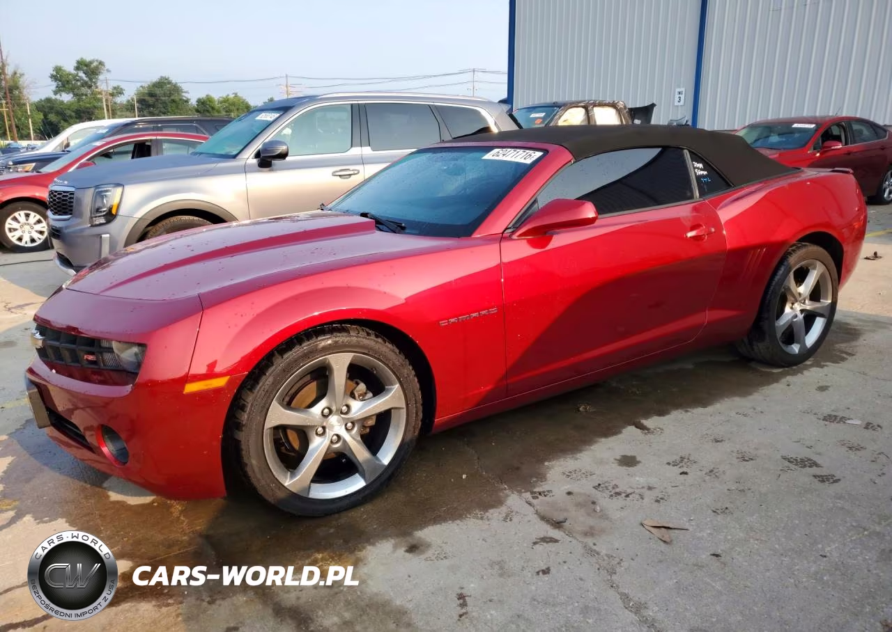 2013 Chevrolet Camaro Lt VIN:2G1FB3D3XD9201497 - 1