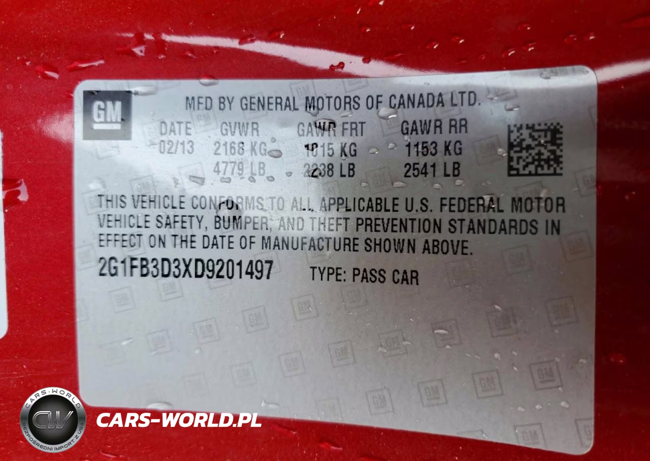 2013 Chevrolet Camaro Lt VIN:2G1FB3D3XD9201497 - 12