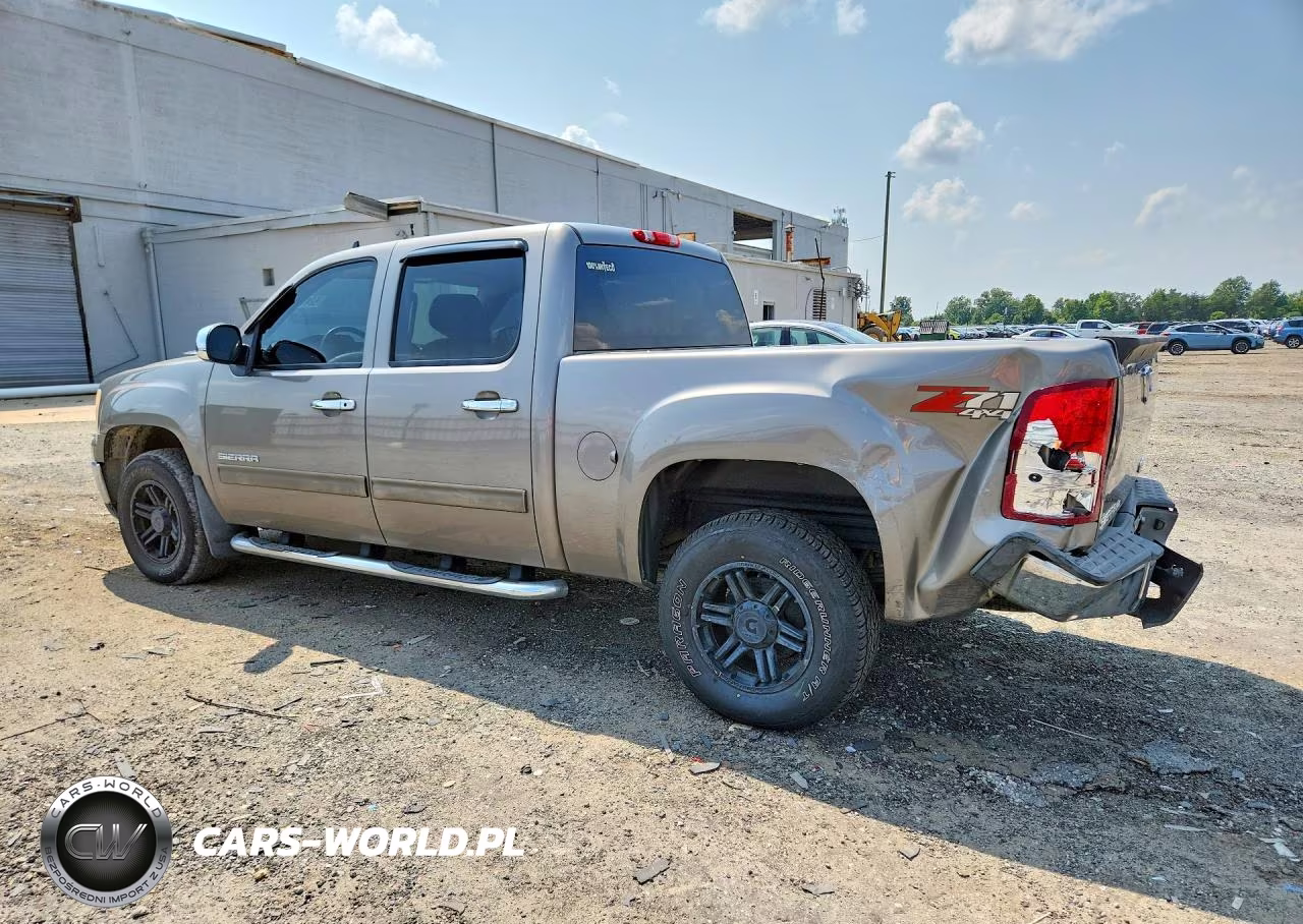 2013 GMC Sierra K1500 Sle VIN:3GTP2VE74DG137794 - 2