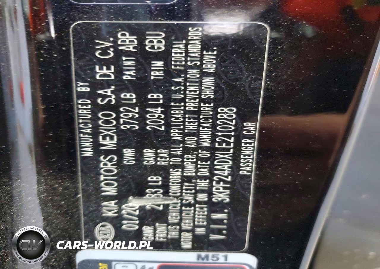 2020 Kia Forte Lxs VIN:3KPF24ADXLE210288 - 12