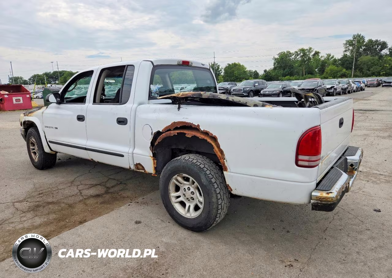 2002 Dodge Dakota Quad Slt VIN:1B7HL48N82S551527 - 2