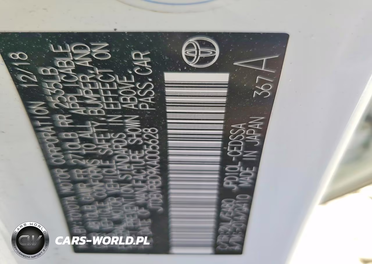 2019 Toyota Mirai Base VIN:JTDBVRBD9KA005628 - 12