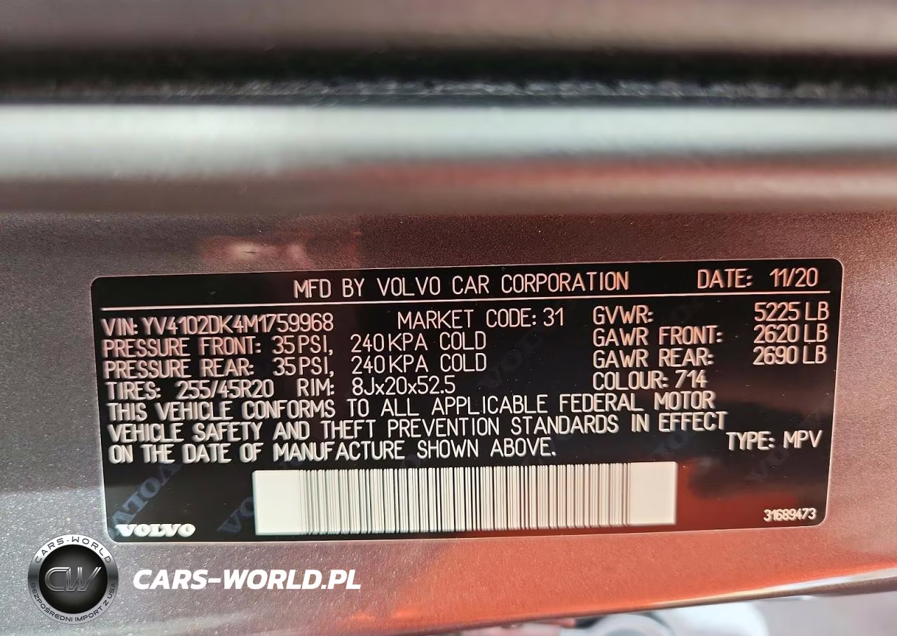 2021 Volvo Xc60 T5 Momentum VIN:YV4102DK4M1759968 - 13