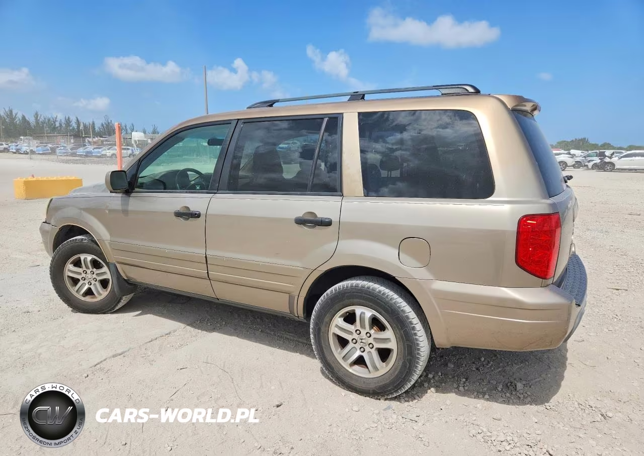 2003 Honda Pilot Exl VIN:2HKYF18533H607587 - 2