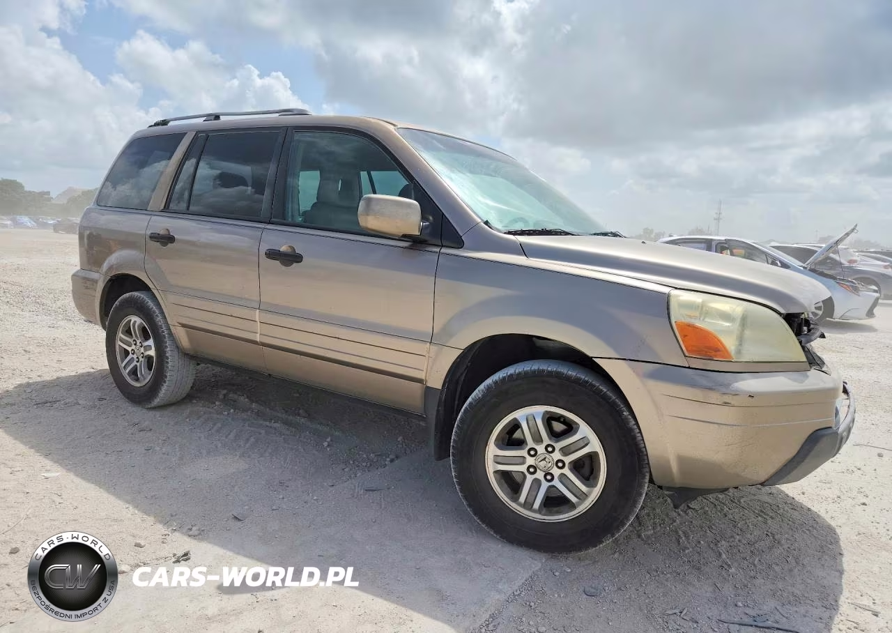 2003 Honda Pilot Exl VIN:2HKYF18533H607587 - 4
