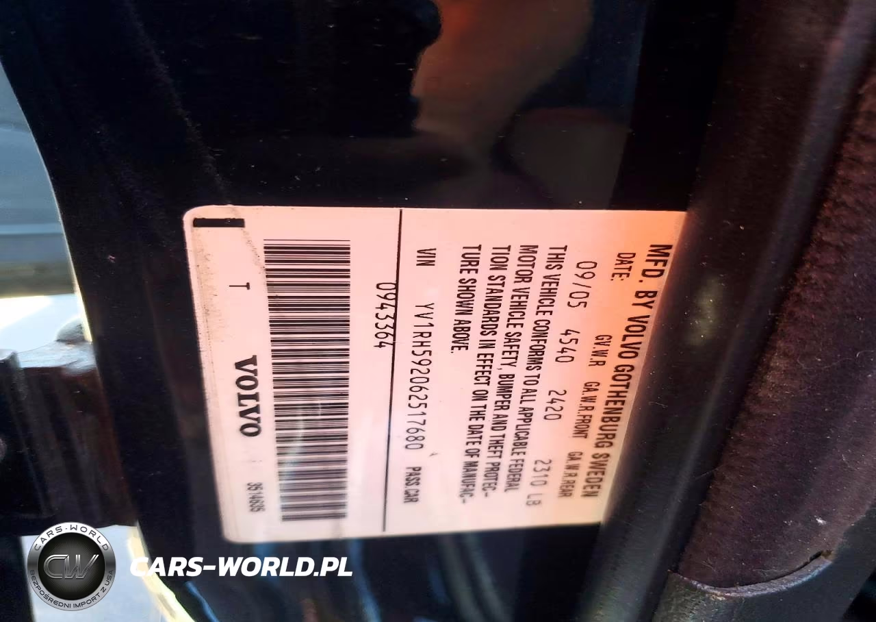 2006 Volvo S60 2.5T VIN:YV1RH592062517680 - 12