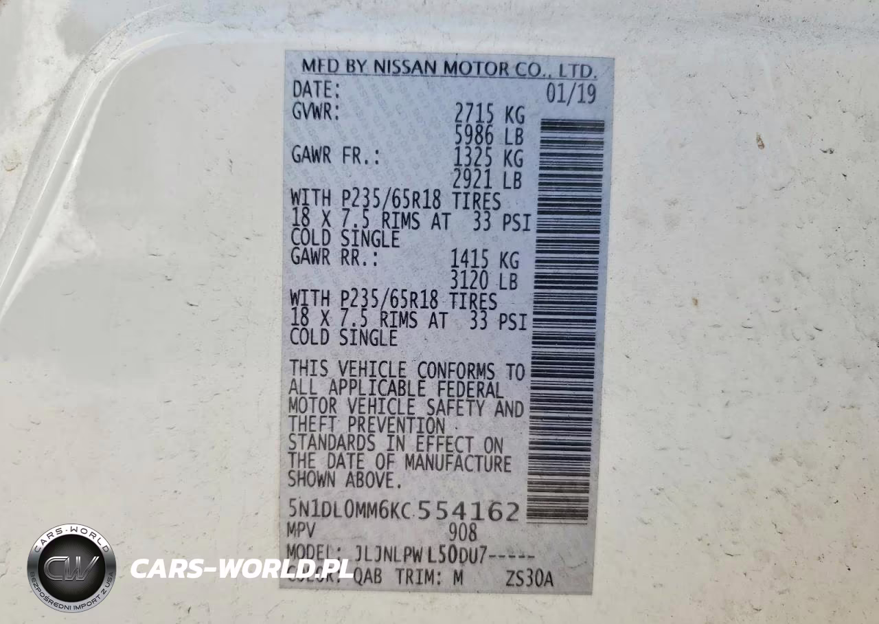 2019 Infiniti Qx60 Pure VIN:5N1DL0MM6KC554162 - 13