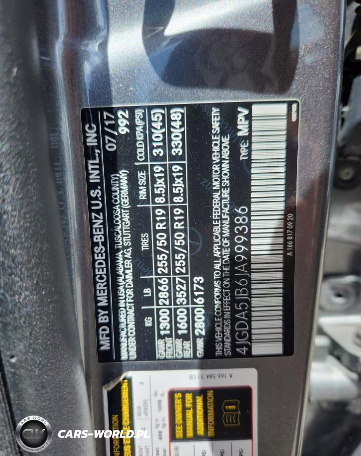 2018 Mercedes-Benz Gle 350 VIN:4JGDA5JB6JA999386 - 12