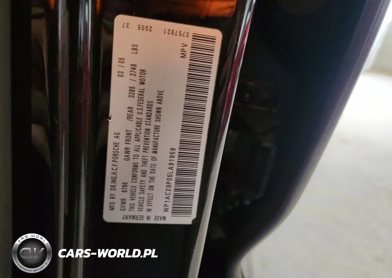 2005 Porsche Cayenne Turbo VIN:WP1AC29P05LA91959 - 13