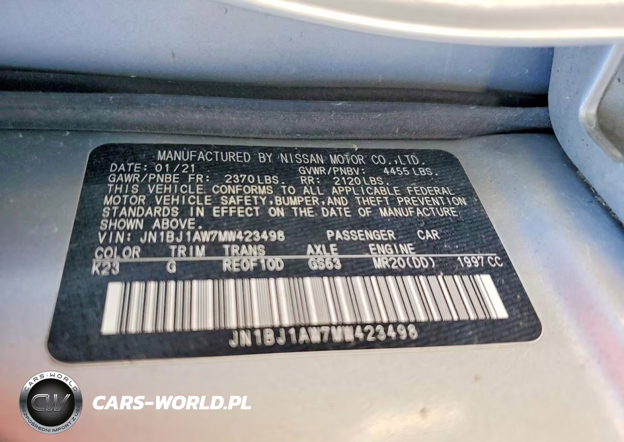 2021 Nissan Rogue Sport S VIN:JN1BJ1AW7MW423498 - 13