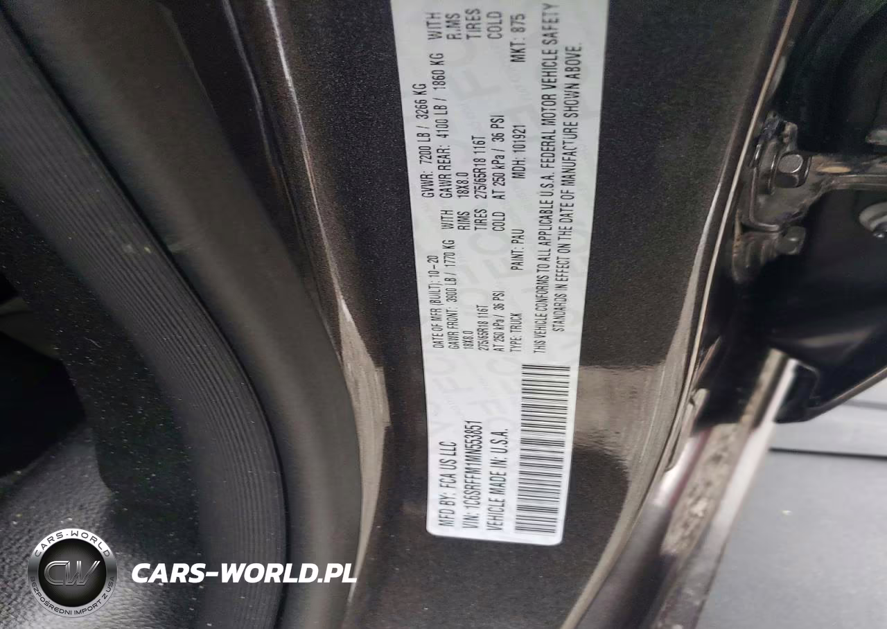 2021 Ram 1500 Big Horn-Lone Star VIN:1C6SRFFM1MN553851 - 12