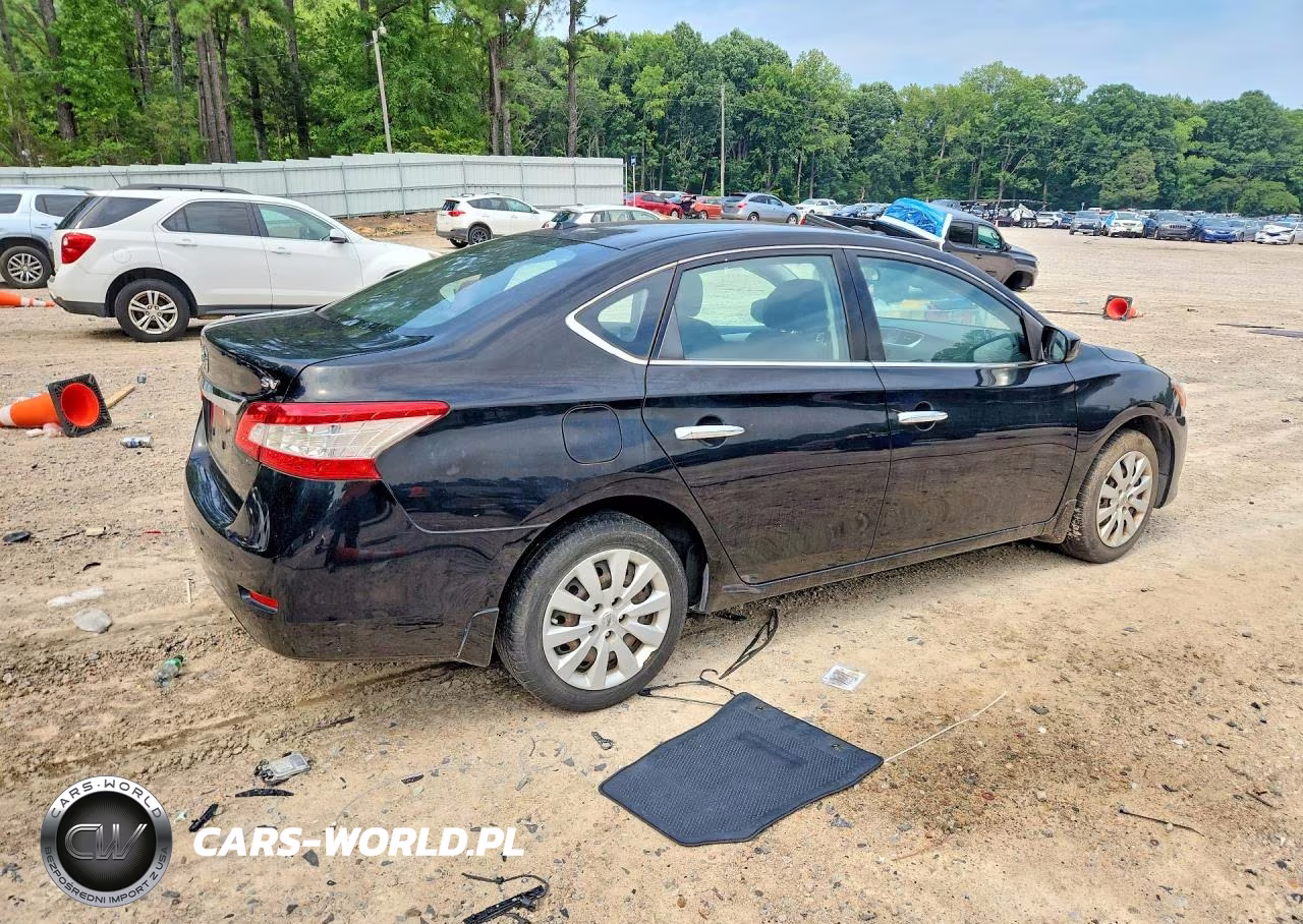 2015 Nissan Sentra Sv VIN:3N1AB7APXFL691104 - 3