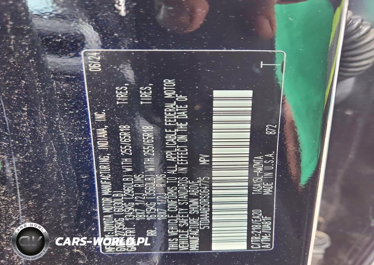 2024 Toyota Grand Highlander Xle VIN:5TDAAAB50RS064775 - 13