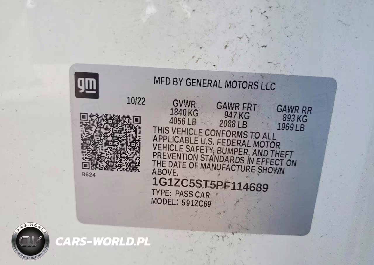 2023 Chevrolet Malibu Ls VIN:1G1ZC5ST5PF114689 - 12