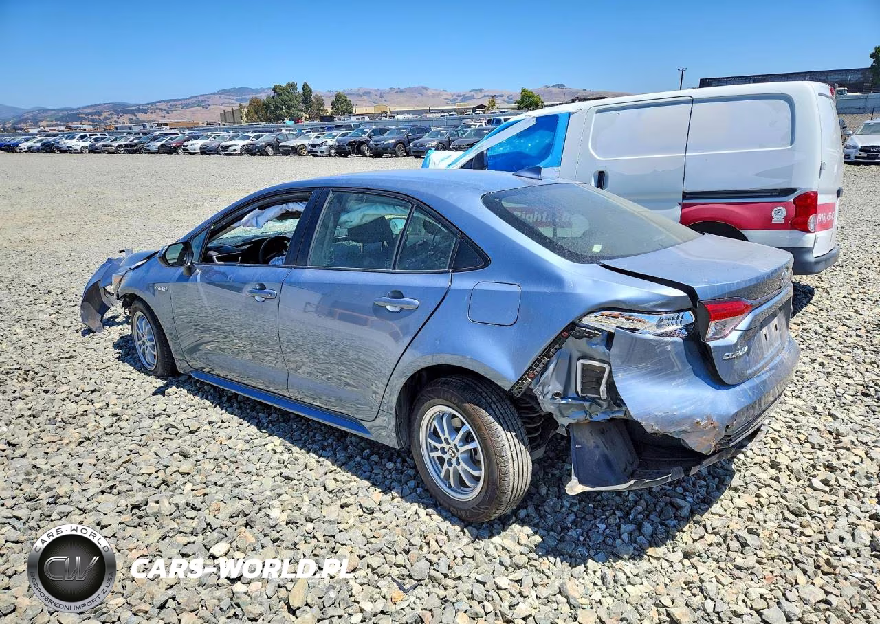 2021 Toyota Corolla Le VIN:JTDEAMDE3MJ001952 - 2