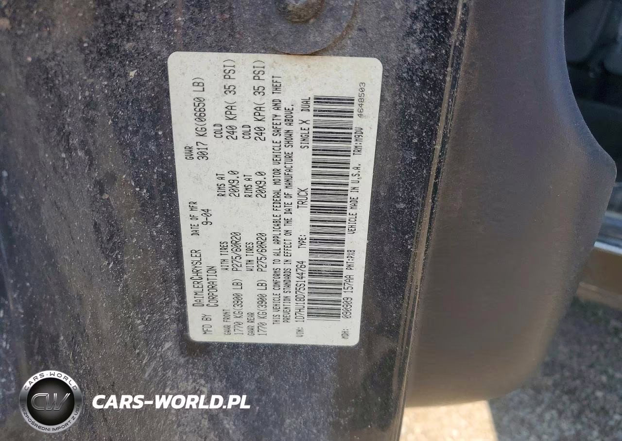 2005 Dodge Ram 1500 St VIN:1D7HU18D75S144764 - 12