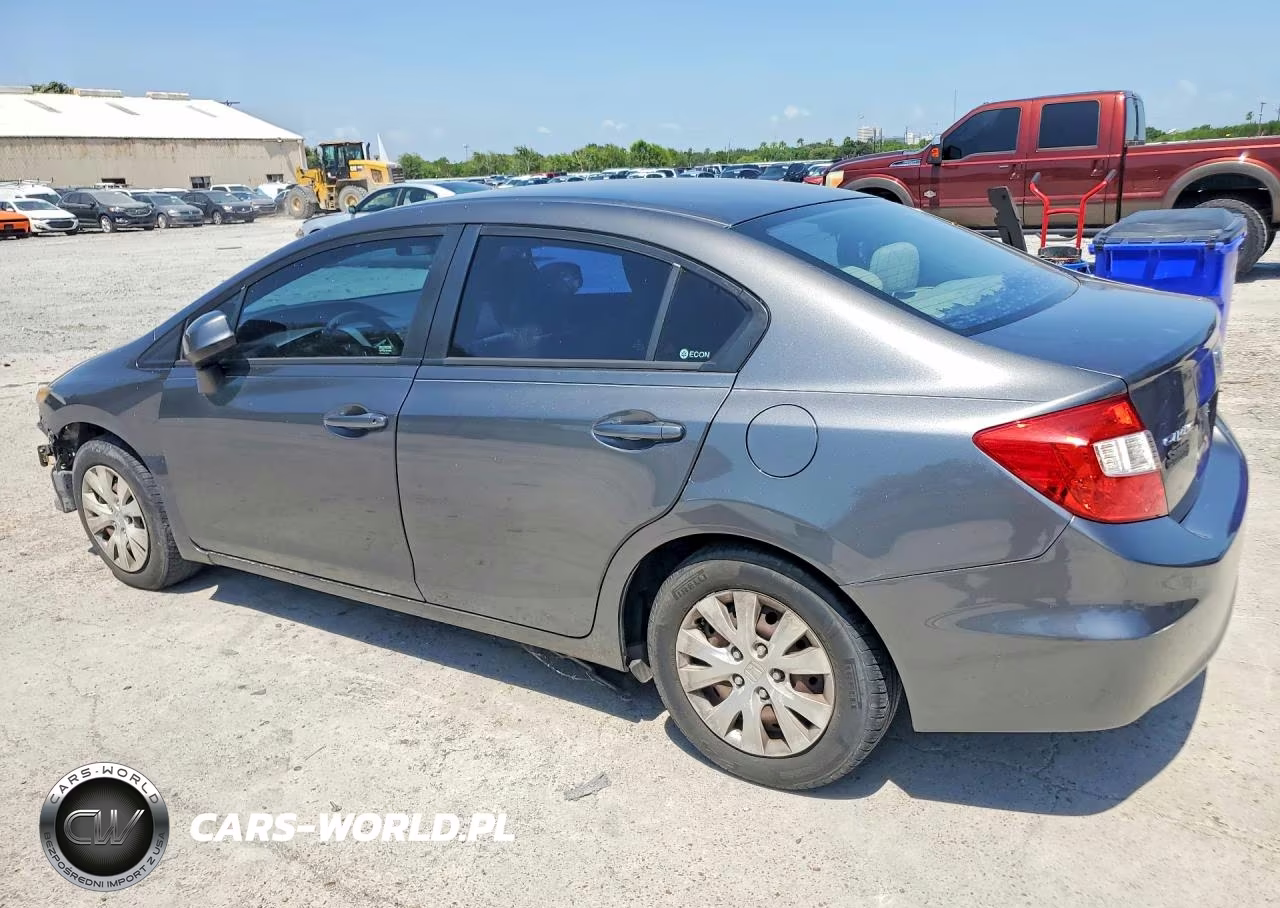 2012 Honda Civic Lx VIN:2HGFB2F50CH611635 - 2