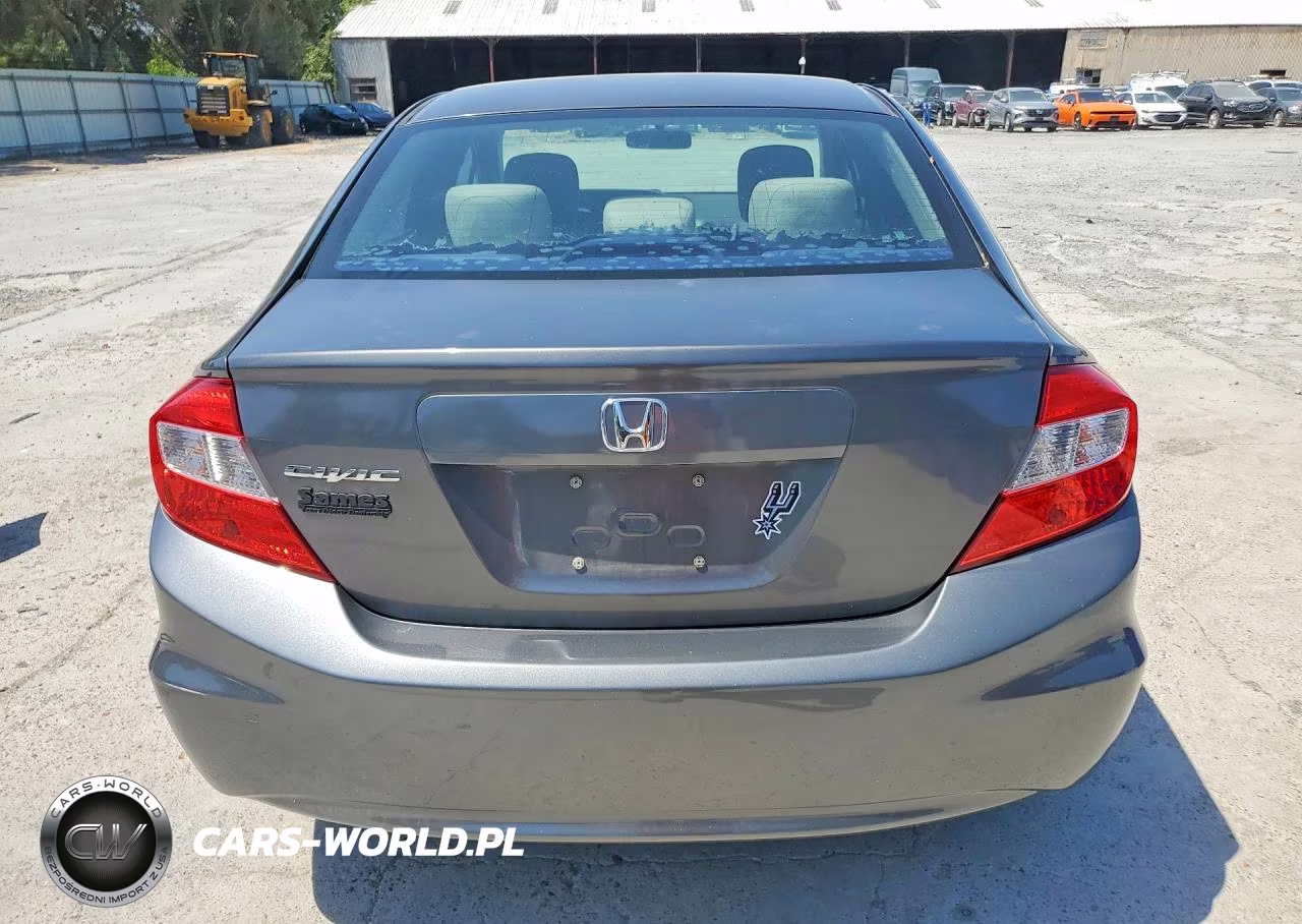 2012 Honda Civic Lx VIN:2HGFB2F50CH611635 - 6