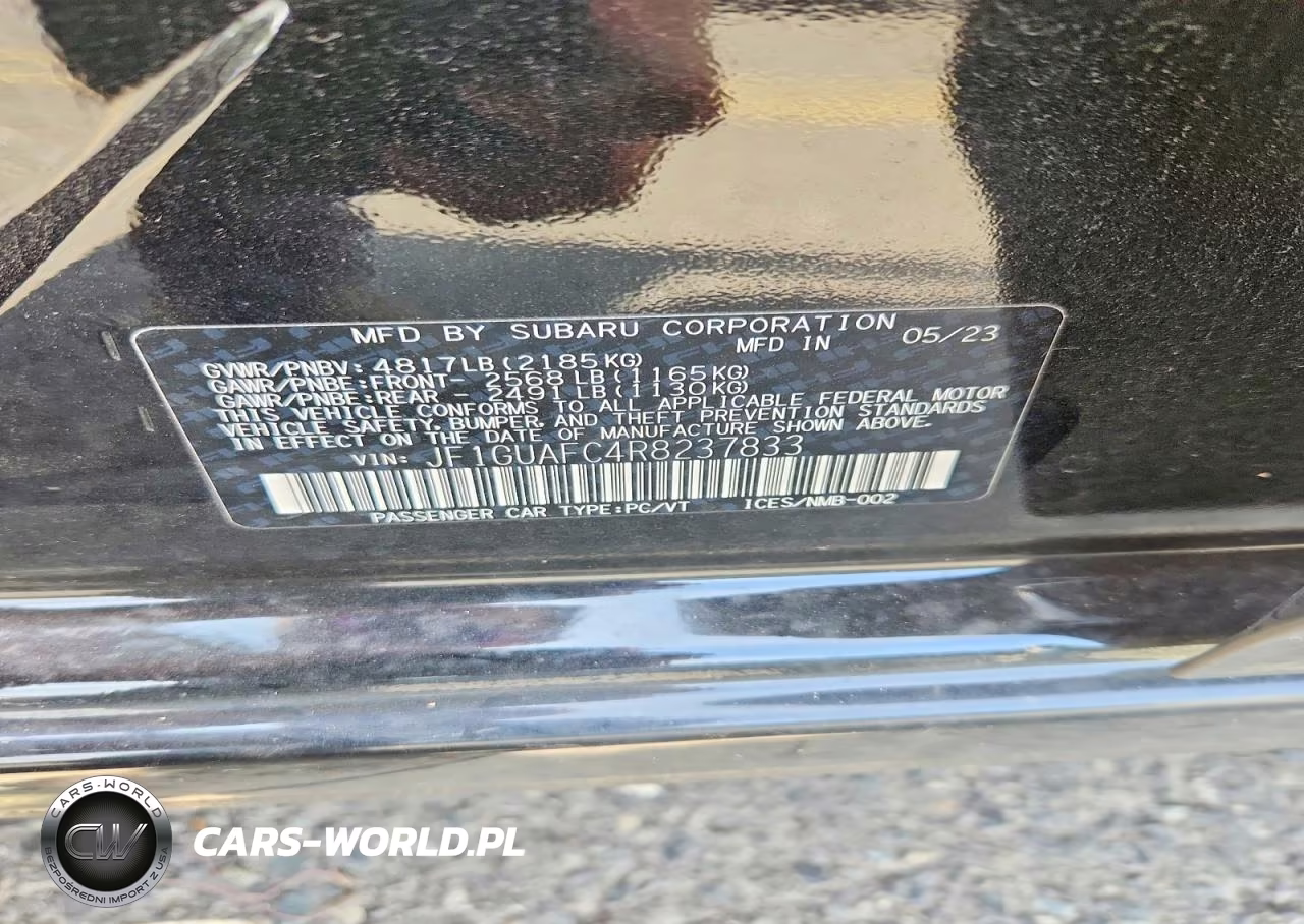 2024 Subaru Impreza Sport VIN:JF1GUAFC4R8237833 - 12
