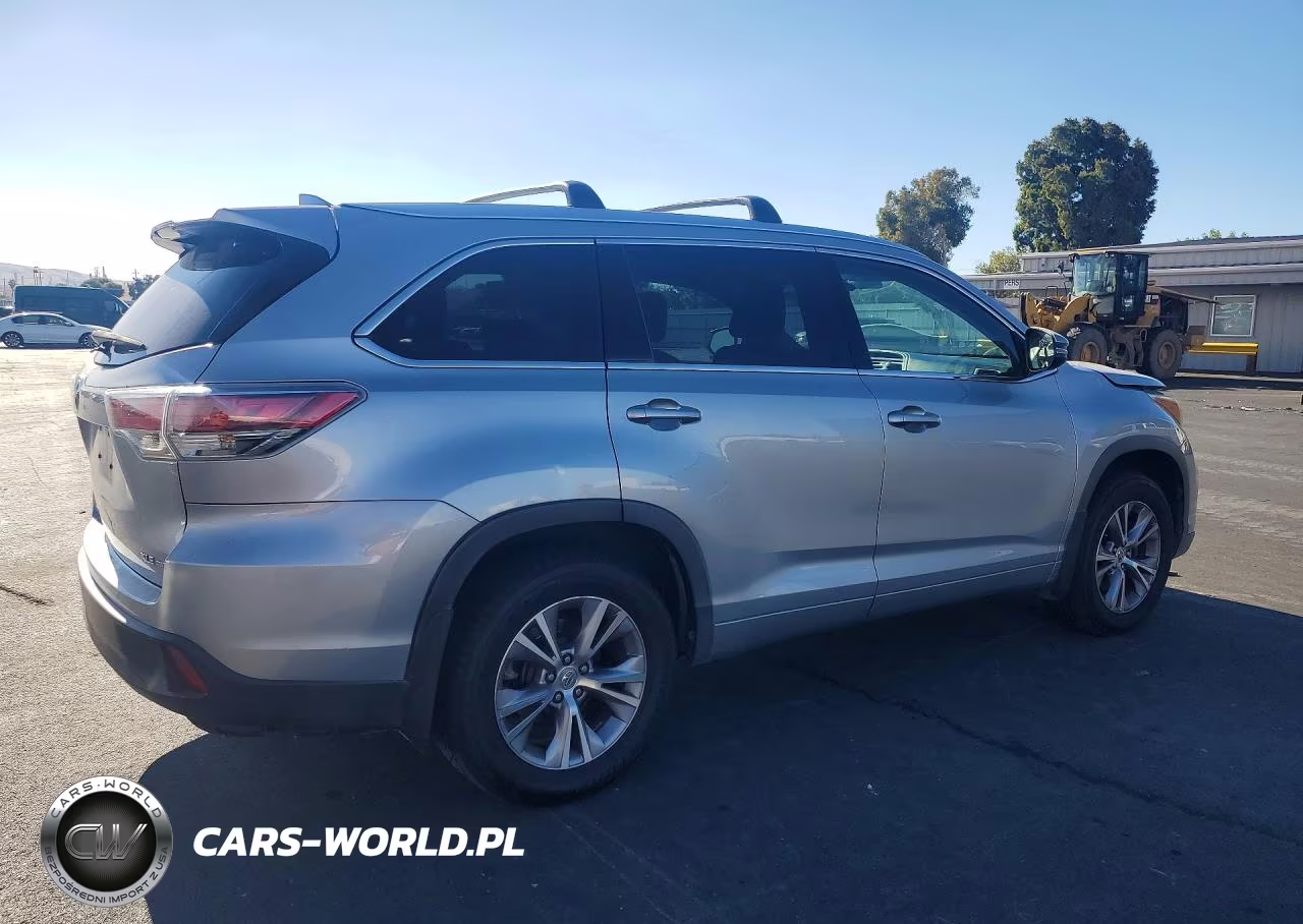2015 Toyota Highlander Xle VIN:5TDJKRFH7FS113417 - 3