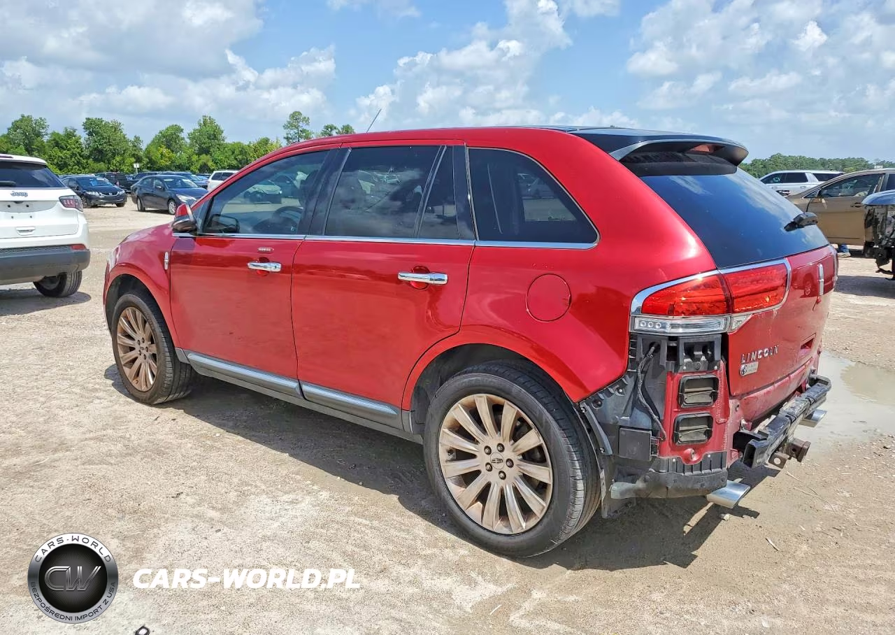 2012 Lincoln Mkx VIN:2LMDJ6JK1CBL13224 - 2