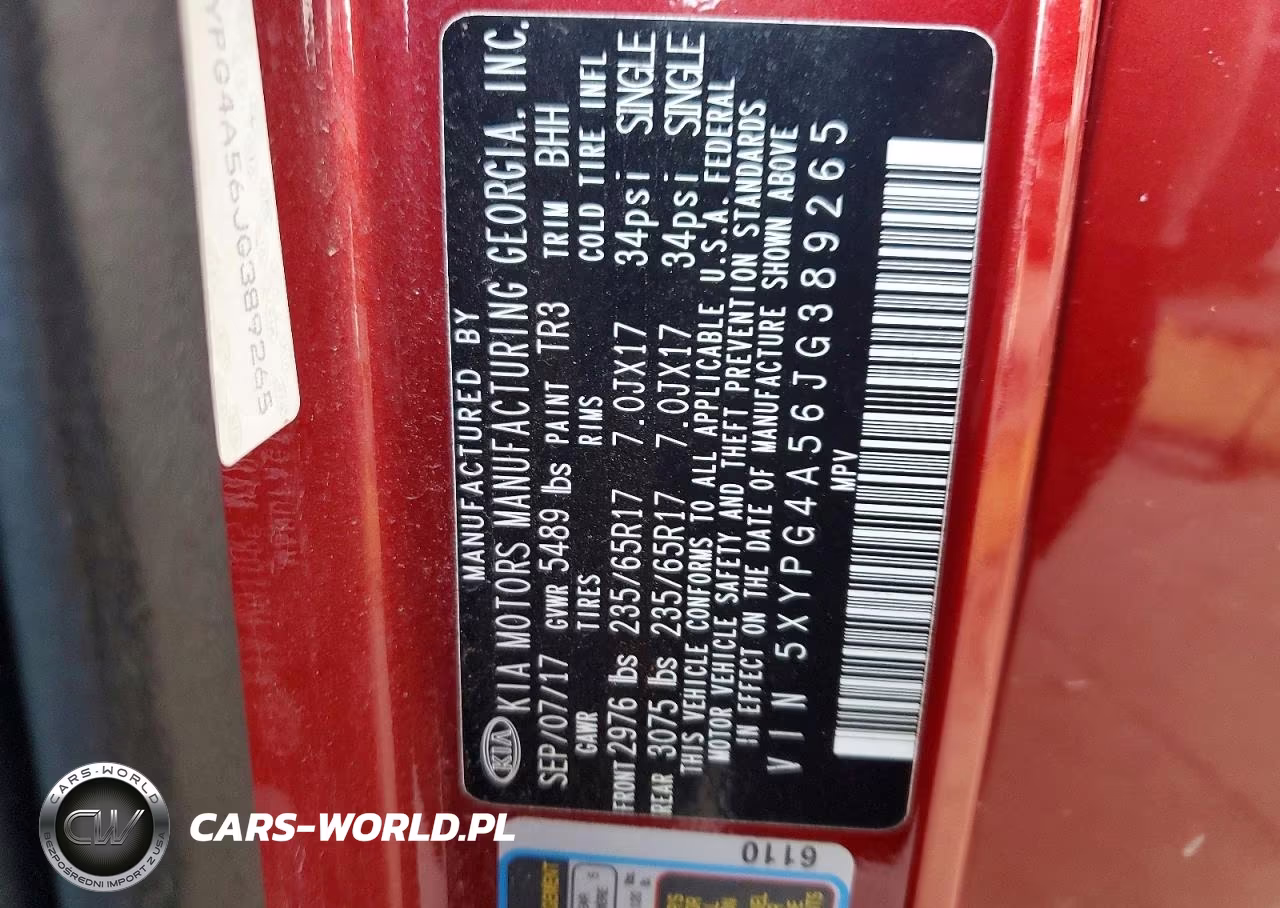 2018 Kia Sorento Lx V6 VIN:5XYPG4A56JG389265 - 13