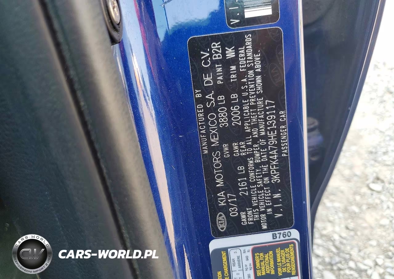 2017 Kia Forte Lx VIN:3KPFK4A79HE139117 - 12