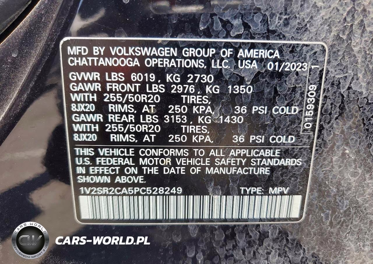 2023 Volkswagen Atlas Sel R-Line VIN:1V2SR2CA5PC528249 - 14