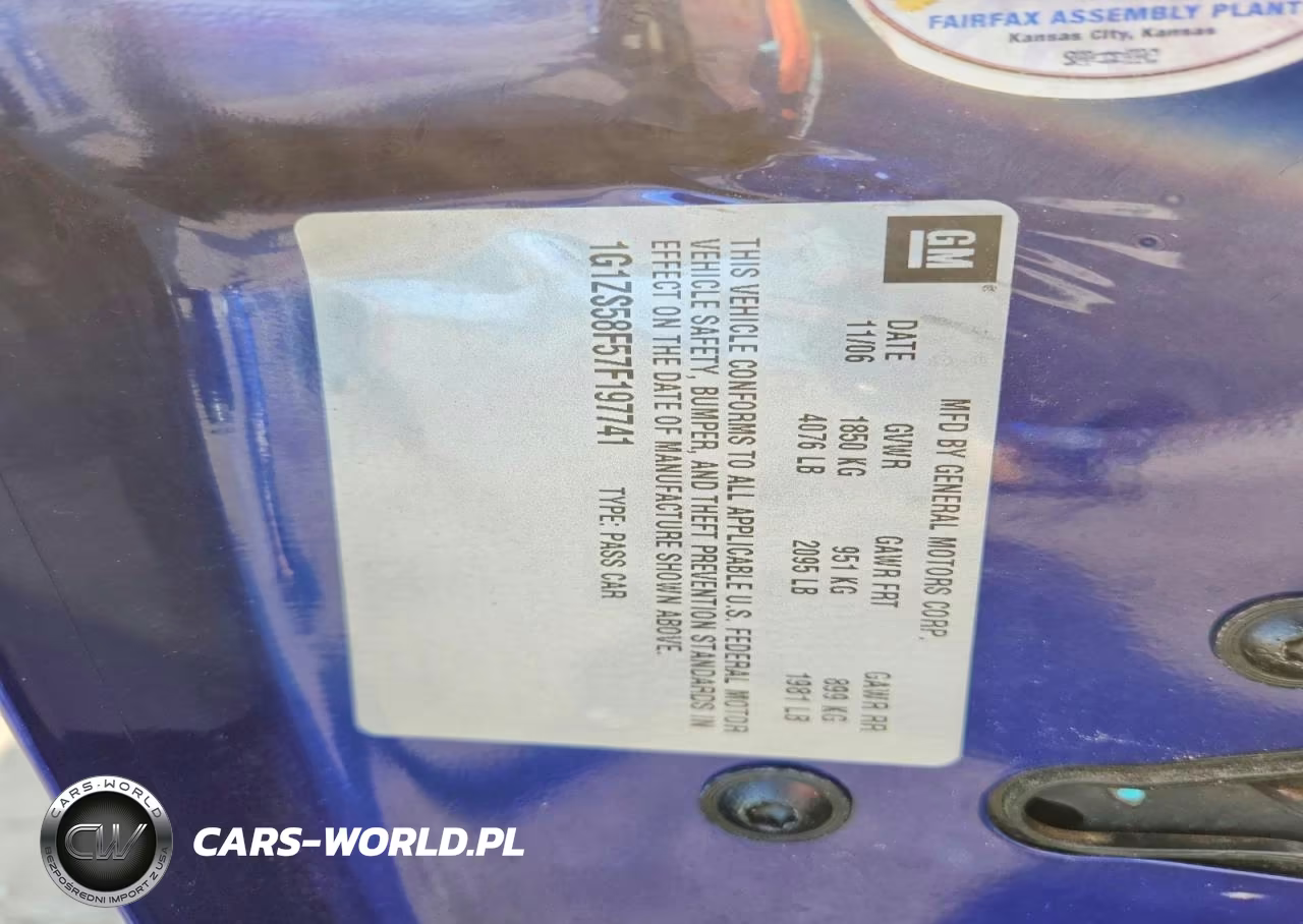 2007 Chevrolet Malibu Ls VIN:1G1ZS58F57F197741 - 12