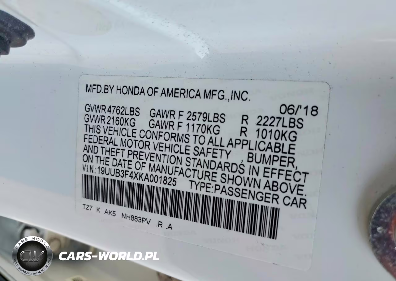2019 Acura Tlx Technology VIN:19UUB3F4XKA001825 - 12