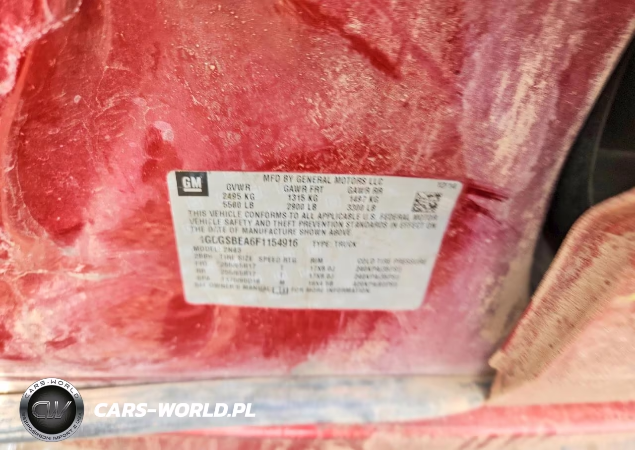 2015 Chevrolet Colorado Lt VIN:1GCGSBEA6F1154916 - 12