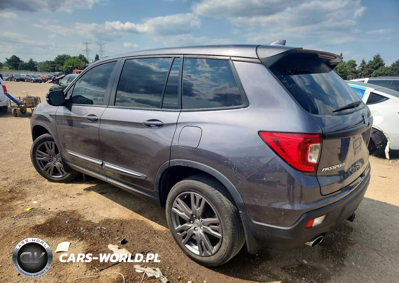 2021 Honda Passport Awd Ex-L VIN:5FNYF8H55MB038394 - 2