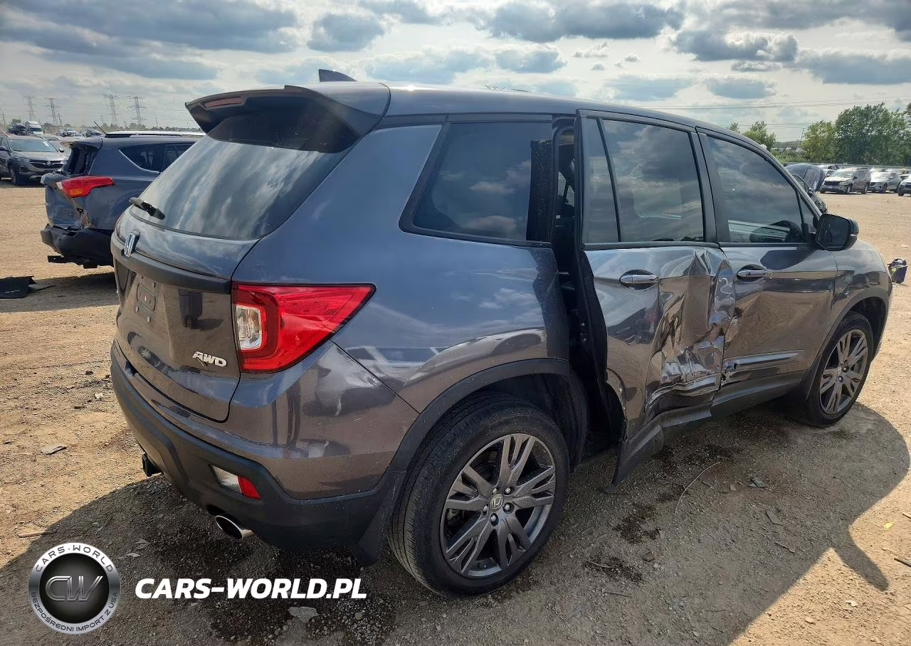 2021 Honda Passport Awd Ex-L VIN:5FNYF8H55MB038394 - 3