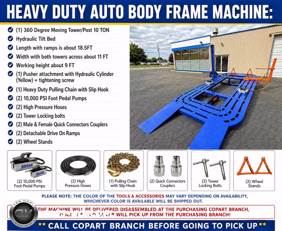 2026 Drive On Tilt Bed Frame Machine + Pusher VIN:38912004 - 10