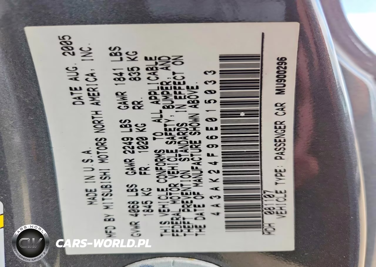 2006 Mitsubishi Eclipse Gs VIN:4A3AK24F96E015033 - 12