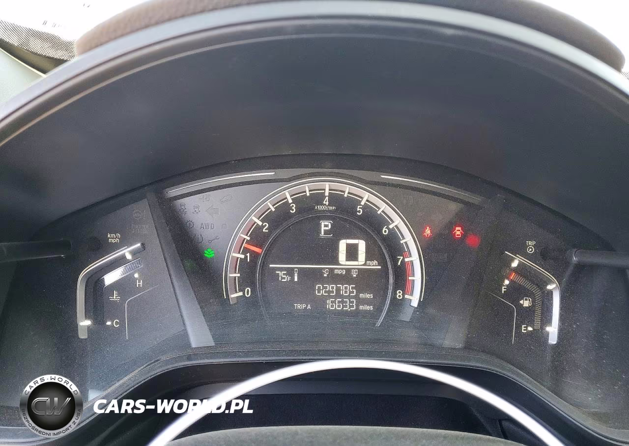 2019 Honda Cr-V Lx VIN:2HKRW5H39KH416605 - 9