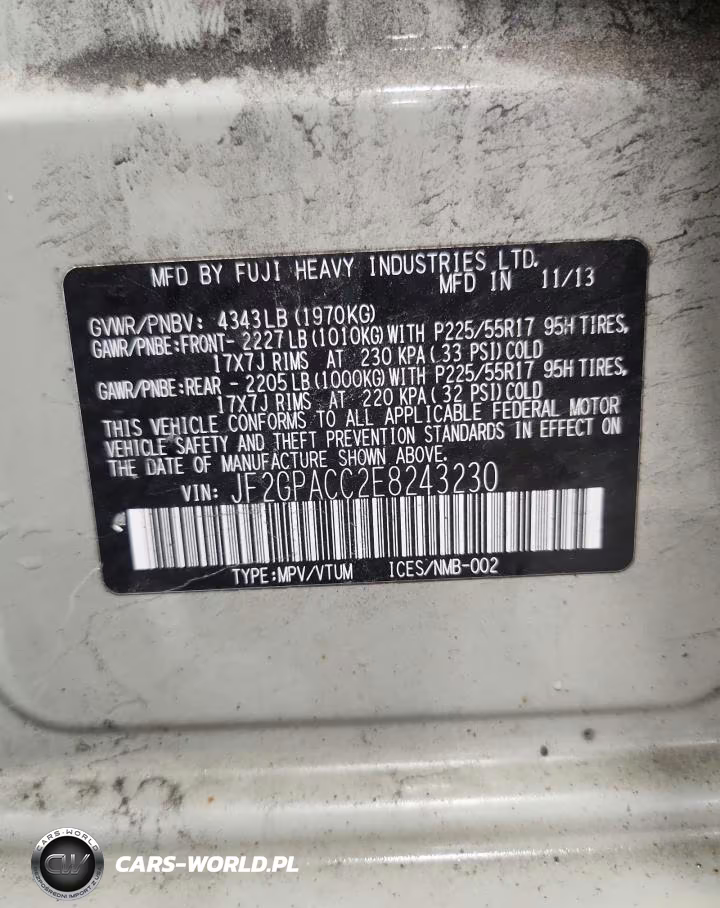 2014 Subaru Xv Crosstrek 2.0 Premium VIN:JF2GPACC2E8243230 - 12