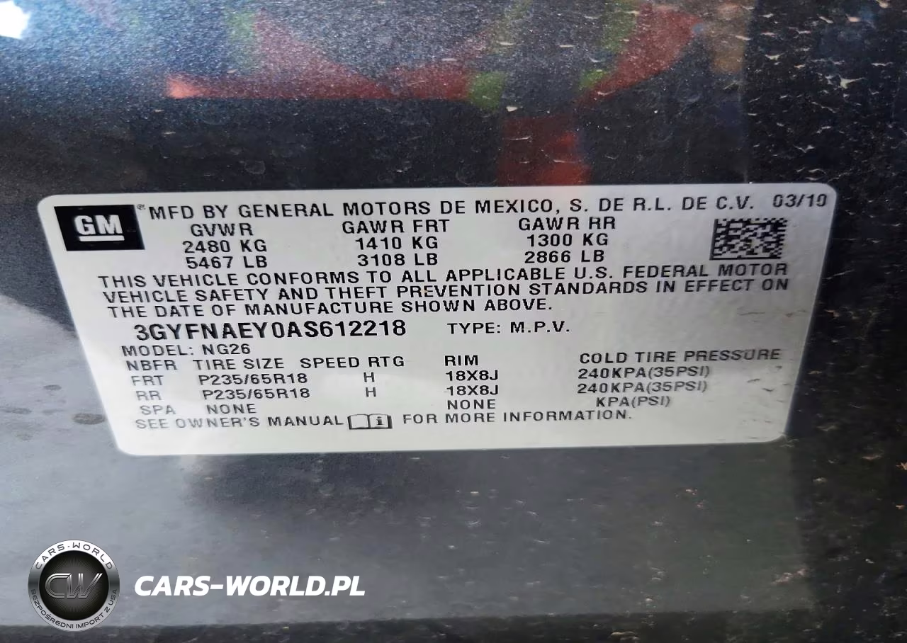 2010 Cadillac Srx Luxury Collection VIN:3GYFNAEY0AS612218 - 12