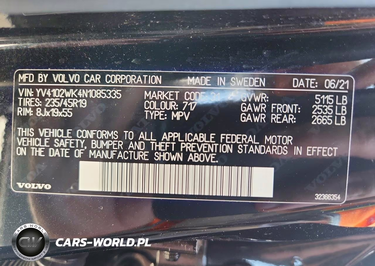 2022 Volvo V60 Cross Country T5 Momentum VIN:YV4102WK4N1085335 - 13