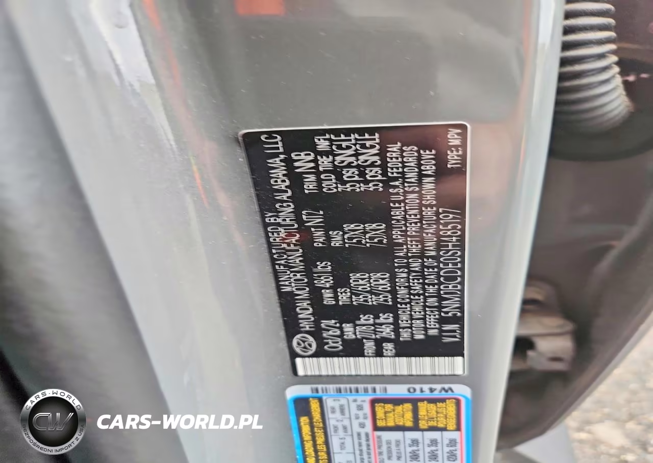 2025 Hyundai Tucson Sel VIN:5NMJBCDE0SH485197 - 13