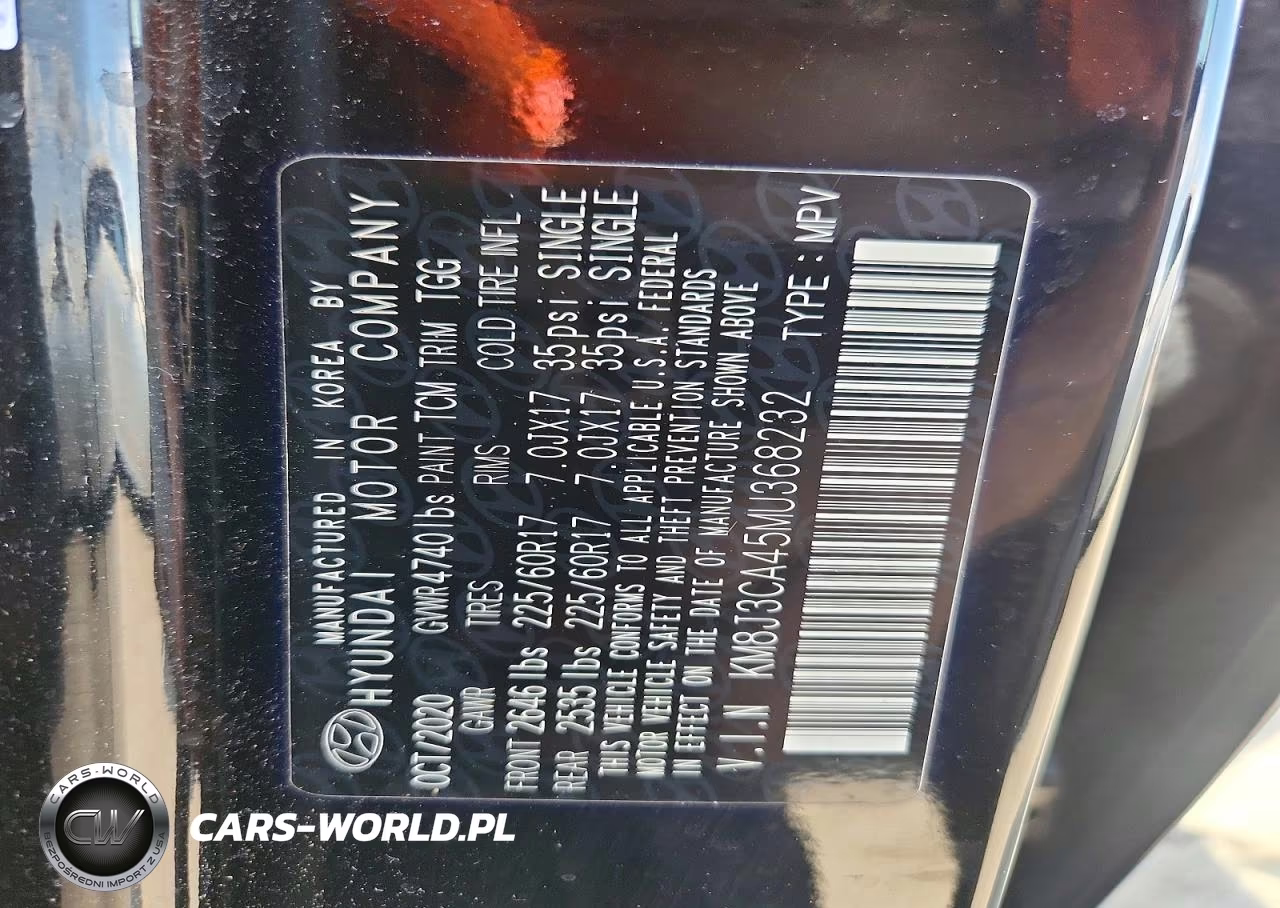 2021 Hyundai Tucson Value VIN:KM8J3CA45MU368232 - 13
